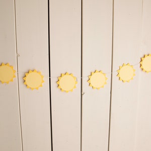 Yellow Sunshine garland, you are my sunshine birthday theme, our little sunshine, first birthday cake smash, first trip around the sun