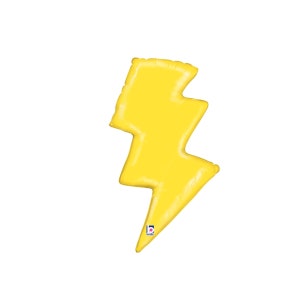 Lighting Bolt Balloon, Jumbo Super hero Balloon, Birthday Party Balloon, Superhero Party