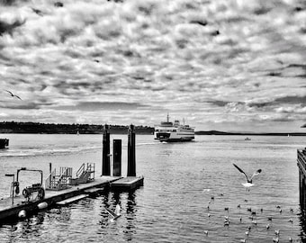 Seattle, Seattle Ferry, PNW, Washington State, Seattle Photography, Landscape Photography, Print