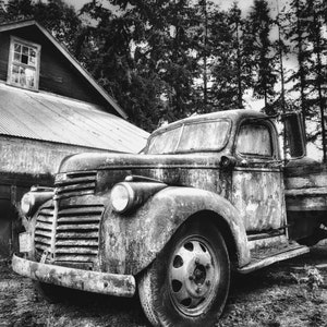 Old Truck Photography Vintage Truck Washington State PNW - Etsy