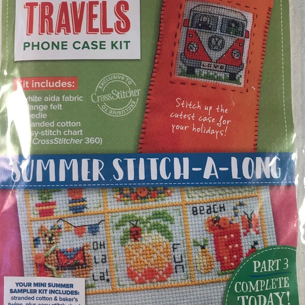 Cross Stitch Phone Case Kit Etsy