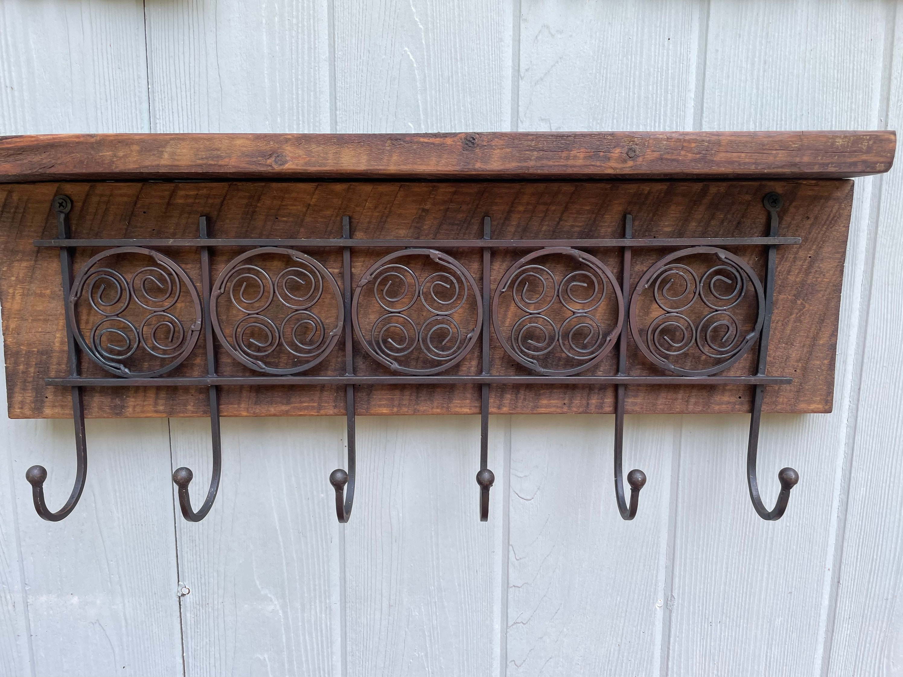 Estante de madera de granero con estante | Etsy