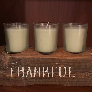Barn wood candle/votive holder