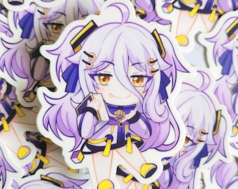 VSHOJO | Vtuber Henya The Genius Fanart Vinyl Anime sticker | 3 inches Fanmade Weather & Waterproof sticker