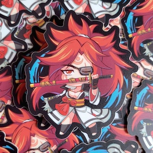 Guilty Gear Strive | Baiken Vinyl Sticker | Fighting Game Waterproof Weatherproof Vinyl decal sticker