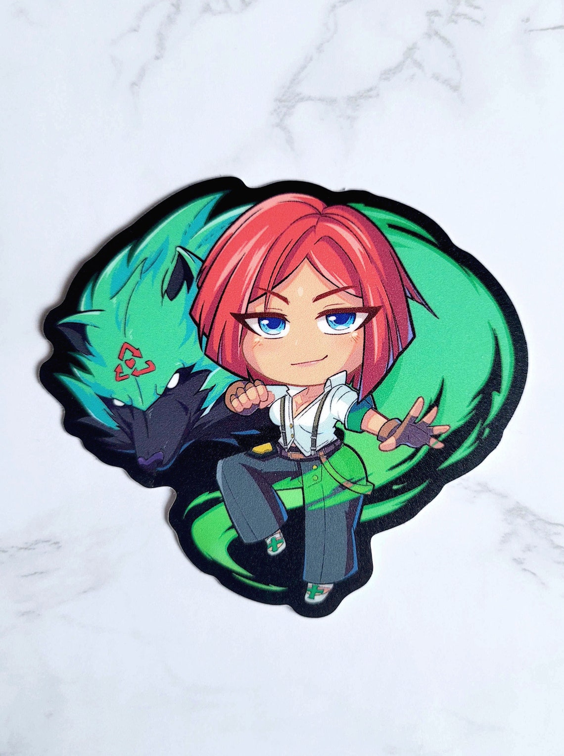 Guilty Gear Strive | Giovanna Vinyl Sticker | Fighting Game Waterproof ...