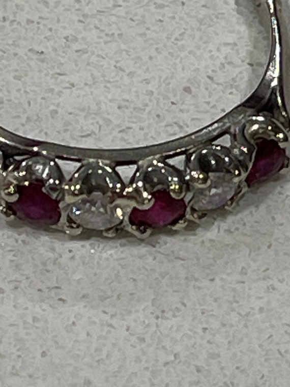 Ruby and Diamond ring - image 9