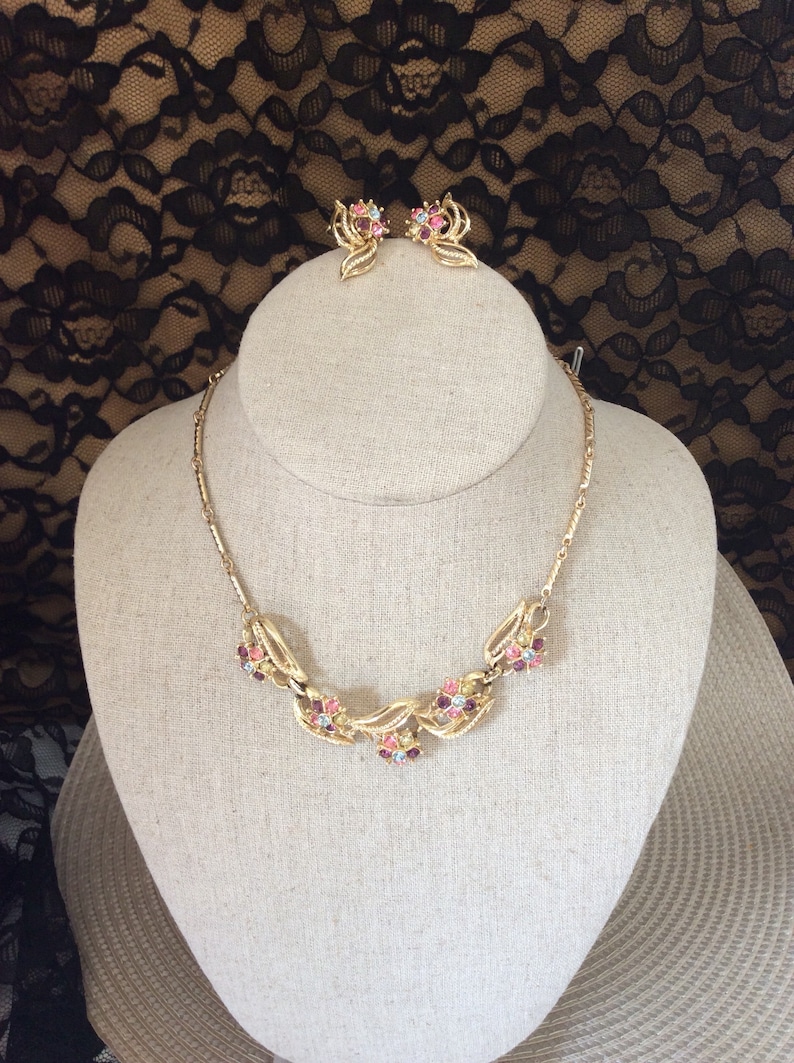 Vintage Coro Necklace and earrings