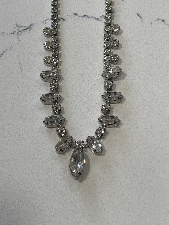 Weiss rhinestone necklace - image 2