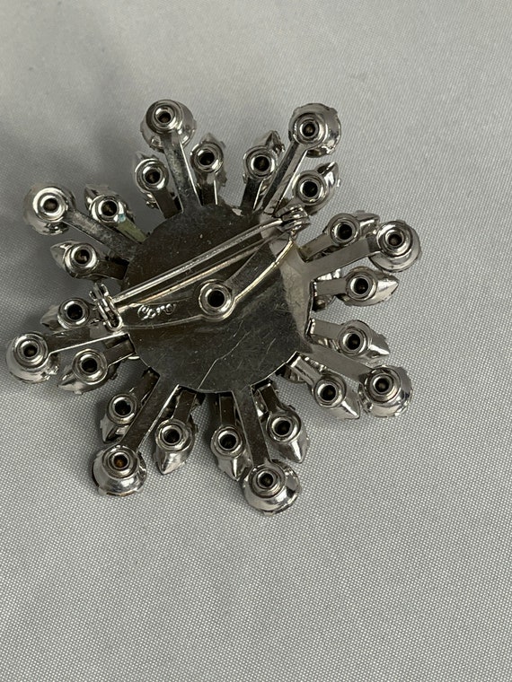 Coro rhinestone Brooch - image 4