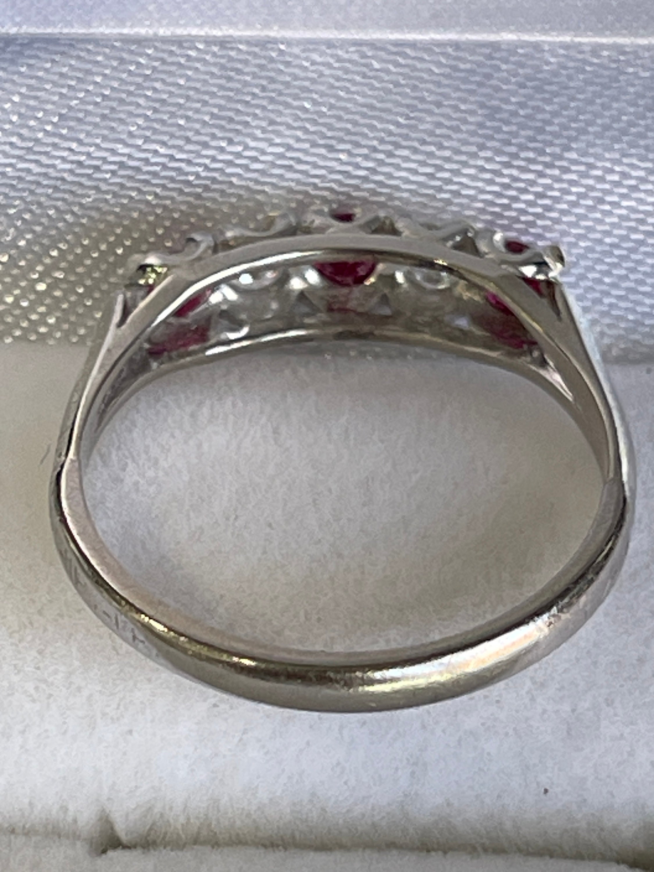 Pinterest Ruby Diamond Rings Ruby and Diamond Ring - Etsy