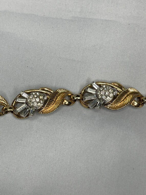 Vintage Trifari crown bracelet - image 6