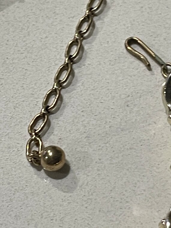 Bogoff Necklace: Yellow Plastic Fan Links, Mid Ce… - image 7