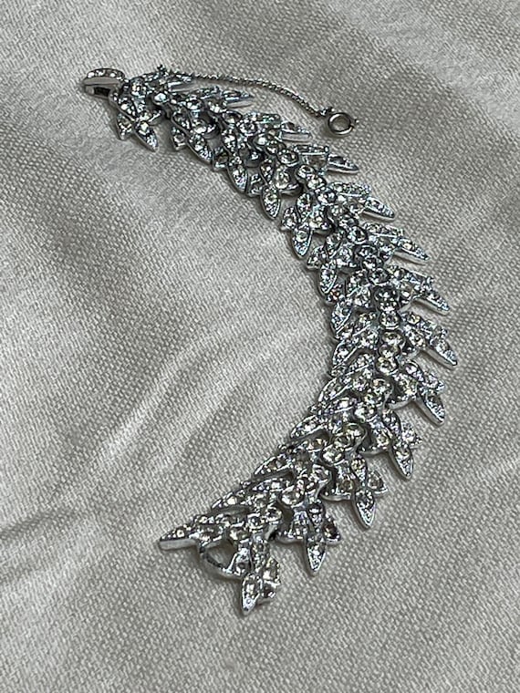 Rhinestone bracelet by Sara Coventry