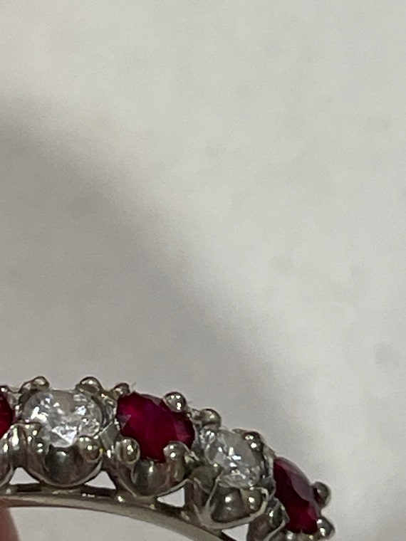 Ruby and Diamond ring - image 8