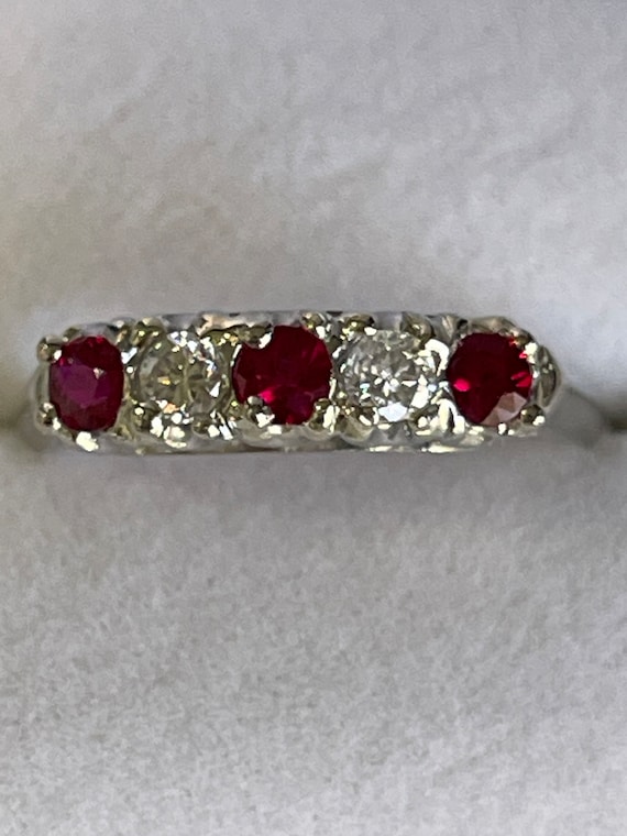 Ruby and Diamond ring - image 2