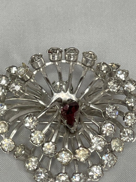 Coro small rhinestone Brooch - image 2