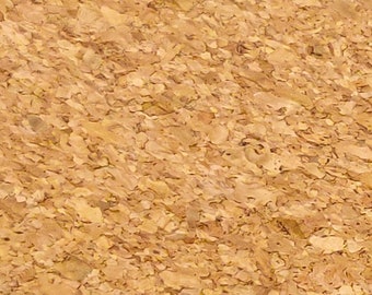 Natural Cork Fabric Sheets: Chunky Waterproof Material for DIY Crafts