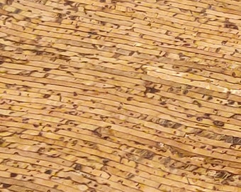 Láminas de cuero sintético de corcho natural, material de cuero de corcho, láminas de corcho rayado para coser, lazos para el pelo, pendientes, zapatos, bolsos y carteras.