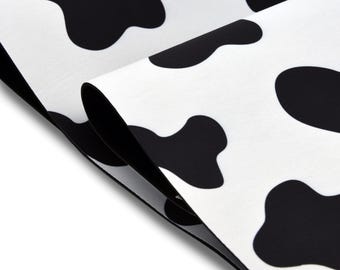 Material de sublimación de tela de neopreno con estampado de vaca de 2 mm, traje de buceo, tela de neopreno elástica para costura, láminas finas de gomaespuma.