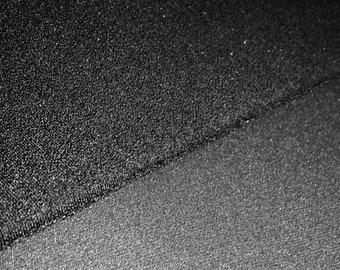 Czarny materiał neoprenowy UBL: szeroka, nieprzerwana pętelka, wodoodporna dzianina nurkowa (4,5 mm)