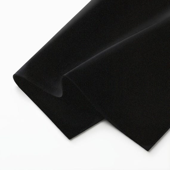 Black CR Neoprene Fabric Rubber Sheet: 1mm 2mm 3mm Scuba Wetsuit Material