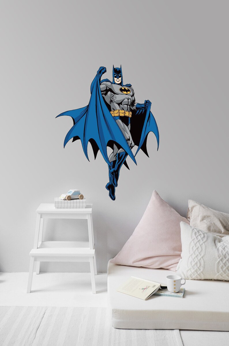 Large Batman Wall Sticker or Decal for Kids Room & Nursery Etsy