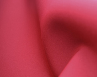 Crimson Red Neoprene Rubber Fabric Sheet: 2mm Scuba Material