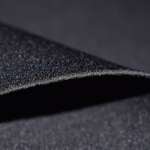Black 1mm Neoprene Fabric Rubber Sheets, Scuba Wetsuit Material, Stretch Neoprene Fabric for Sewing, Thin Foam Rubber Sheets Material
