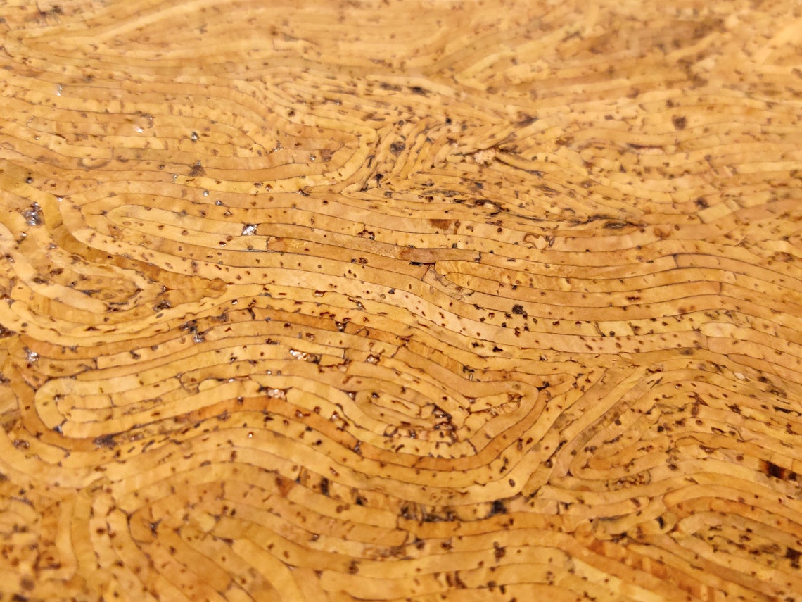 Natural Cork Fabric Cork Leather Material Cork Faux Leather Etsy