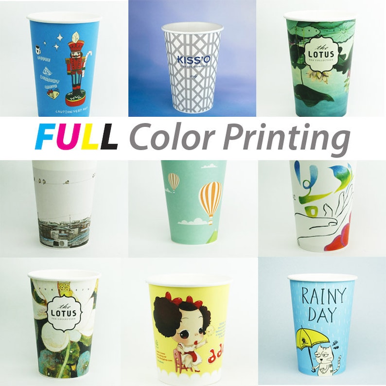 200 250 300 Custom offset printed PAPER CUP 8oz
