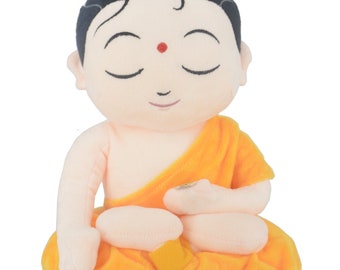 Mantra Singing Little Buddha Plush, Stuffed Buddha Toy