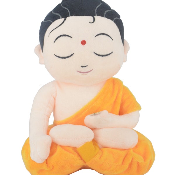 Mantra Singing Little Buddha Plush, Stuffed Buddha Toy