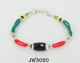 Dzi Beaded Bracelet