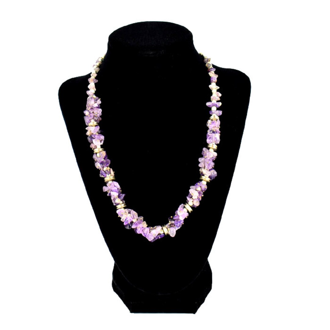 Semi Precious Stone Necklace - Etsy