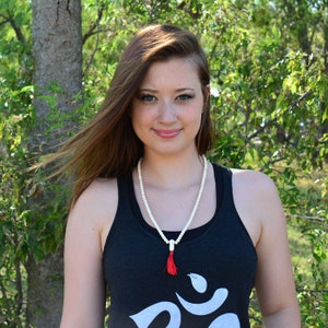 6mm Bone 108 Beads Mala (Necklace)