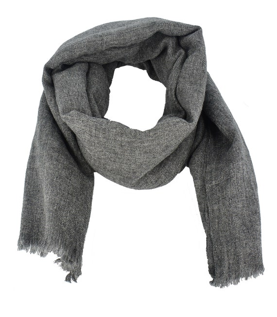 100% Pashmina/Cashmere Shawl (Dark Grey)