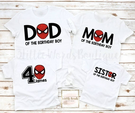 camisas de spiderman