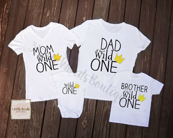 family shirts for 1st birthday