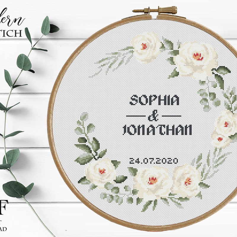 Wedding Cross Stitch Kit Etsy