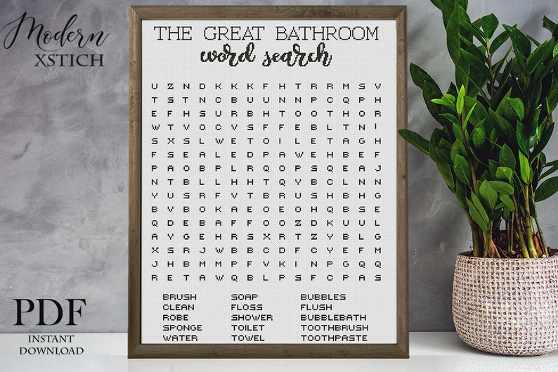 以下が含まれることがあります： 「The Great Bathroom Word Search」というタイトルの印刷可能な単語検索パズル。パズルは、バスルームに関連する単語（「ブラシ」、「石鹸」、「バブル」、「フラッシュ」、「ローブ」、「シャワー」、「バブルバス」、「スポンジ」、「トイレ」、「歯ブラシ」、「水」、「タオル」など）を含む文字のグリッドを特徴としています。