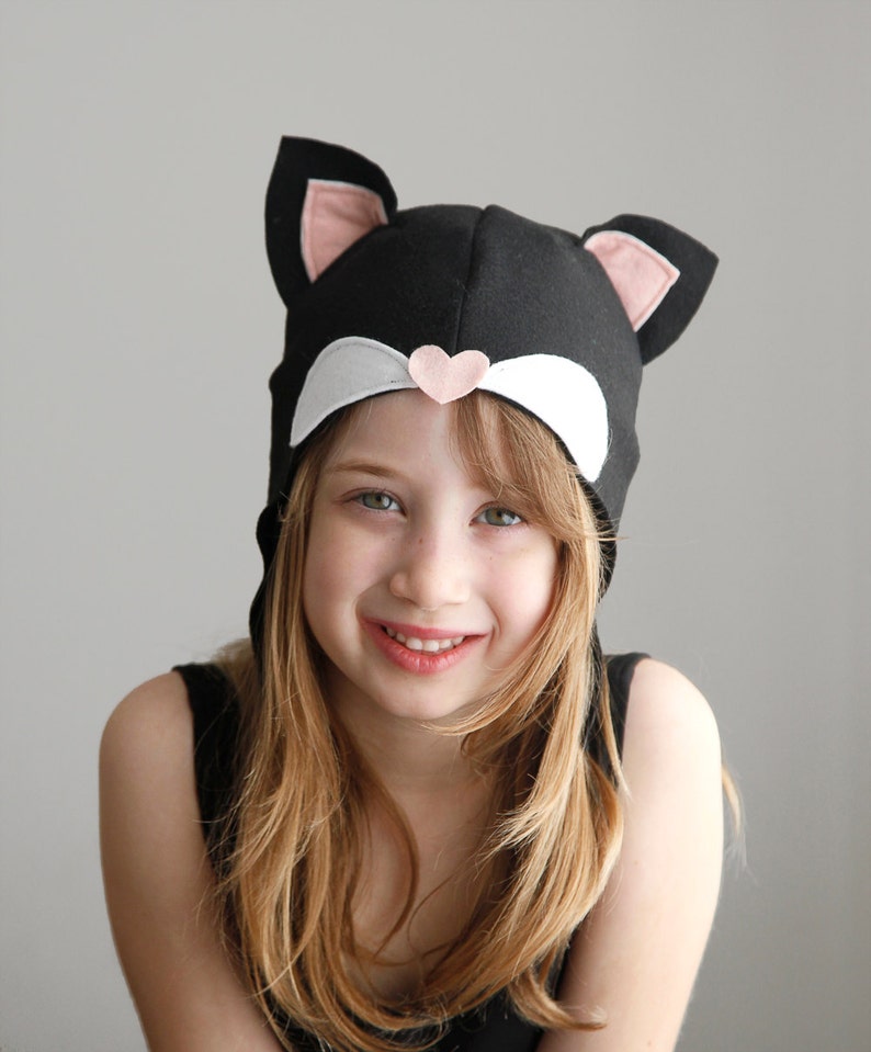 Kitten PATTERN DIY Costume Mask Sewing Tutorial Creative Play Etsy