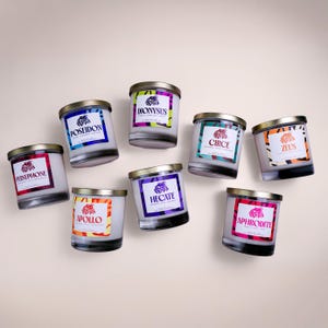 Dionysus Candle: Red & Black Currant, Lemon Peel, Jasmine - Greek God Altar Candle image 6