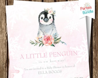 penguin themed baby shower