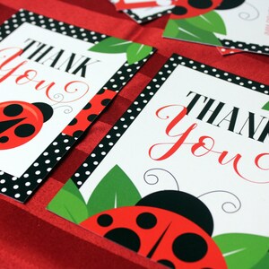 Ladybug Thank You Notes, Ladybug Printables, Little Lady Printables, Ladybug Birthday, Our Little Ladybug, Ladybug Stationary L5
