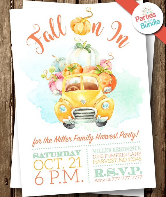 harvest party invitation thanksgiving invitation fall etsy harvest party invites
