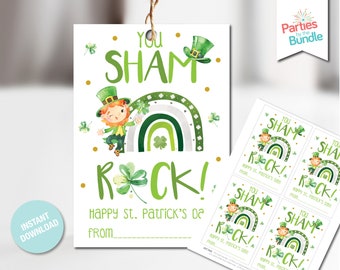YINETTECH 40 Sacchetti di Carta con Motivo Arcobaleno per Feste