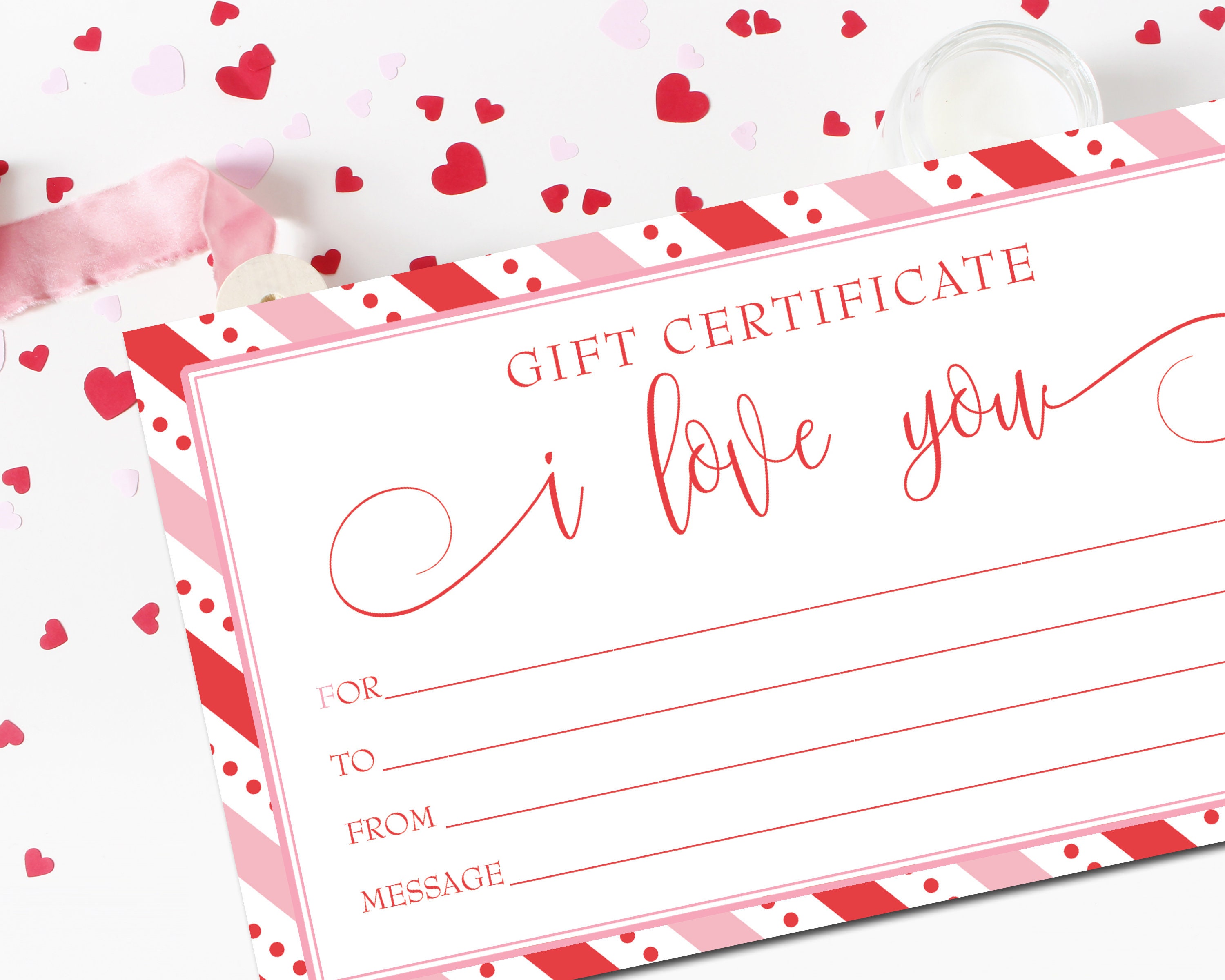 Mother's Day Gift Certificate Template