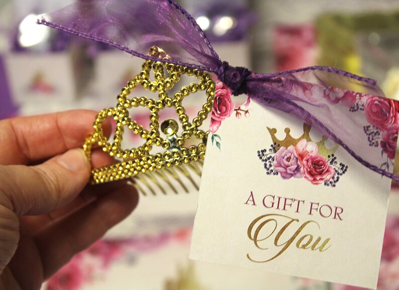 Princess Party Princess Gift Tags Gift Tags Princess Etsy