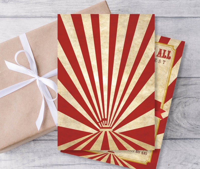 May include: Red and white striped background with a vintage look. The text "Fall Fest" is in a gold frame on the right side of the image.